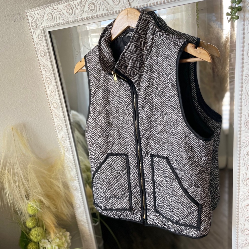 Women’s Herringbone Quilted Vest Large